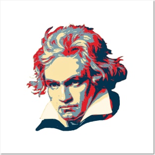 Beethoven Pop Art Posters and Art